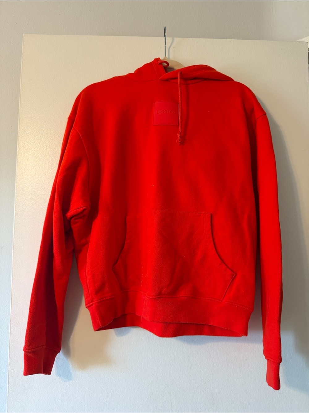 Women's Red Pullover Hoodie Sweatshirt